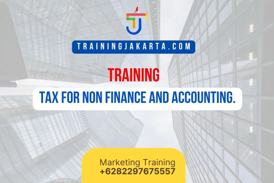 TRAINING TAX FOR NON FINANCE AND ACCOUNTING.