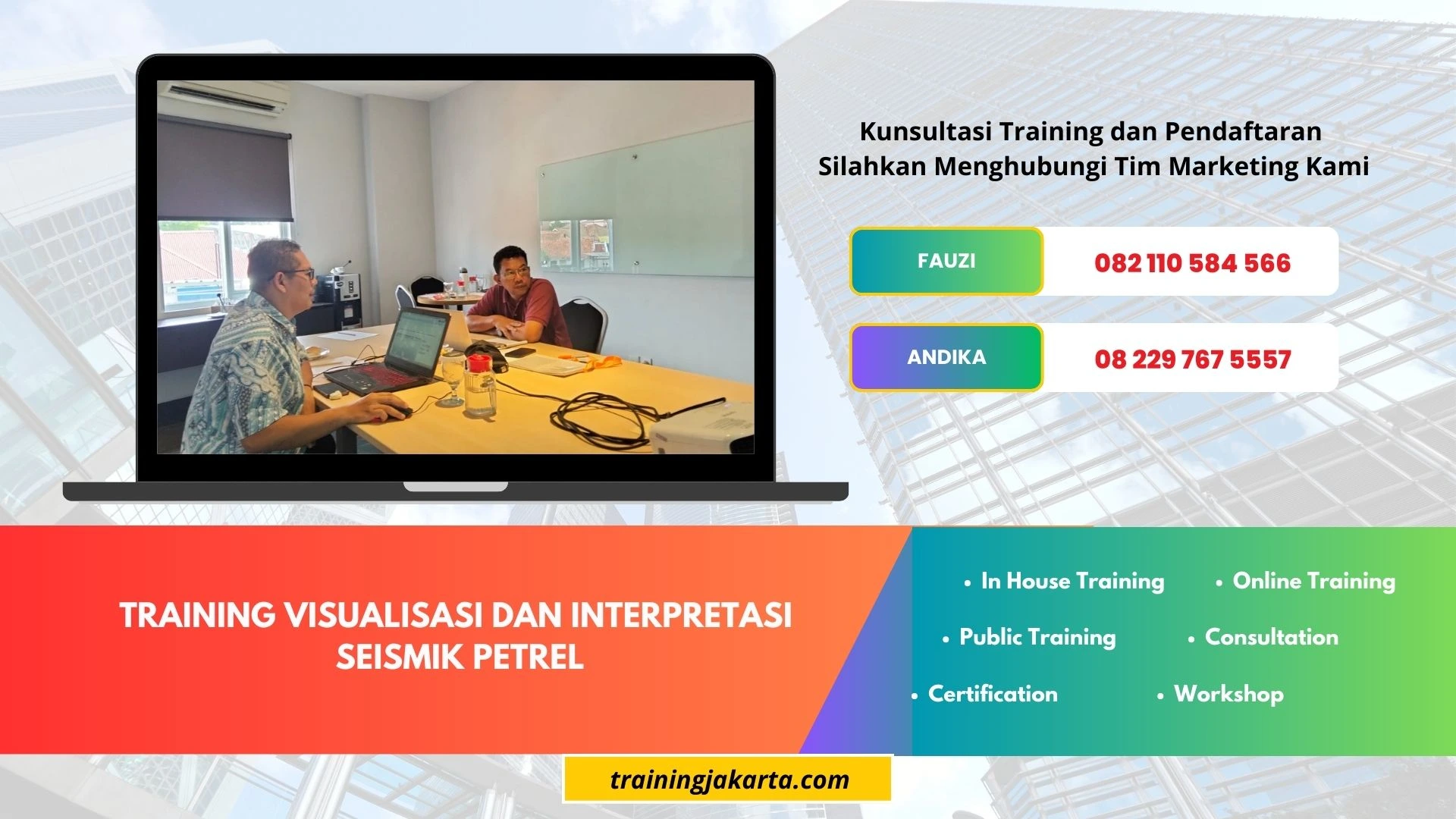 TRAINING VISUALISASI DAN INTERPRETASI SEISMIK PETREL